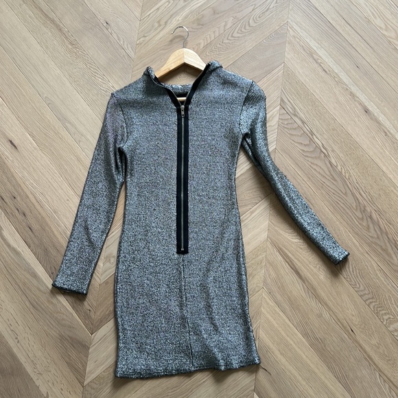 TOPSHOP Micro mini metallic dress - Picture 2 of 3